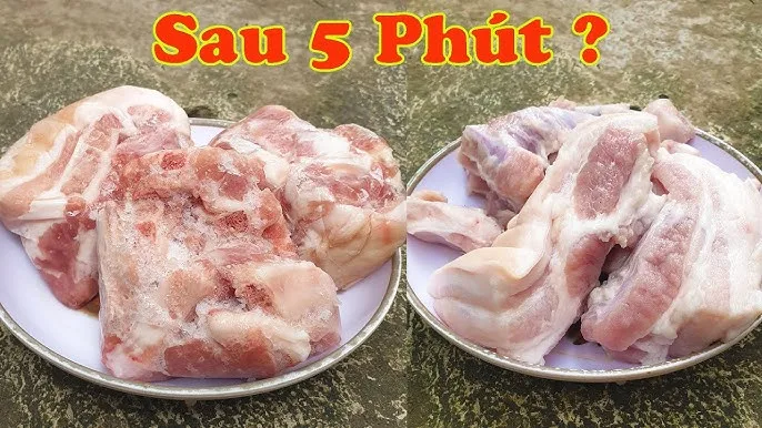 Cách rã đông thịt nhanh