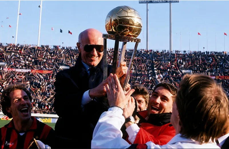 Sacchi, Capello, Ancelotti và nhiều chiến lược gia khác đã xây dựng những thời kỳ thành công đặc biệt cho Milan. (Ảnh: HLV Arrigo Sacchi)