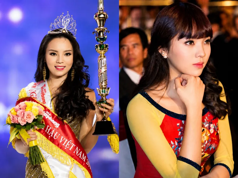 Kỳ Duyên đăng quang Hoa hậu Việt Nam 2014 khi mới 18 tuổi, mở đầu hành trình hoạt động trước công chúng.